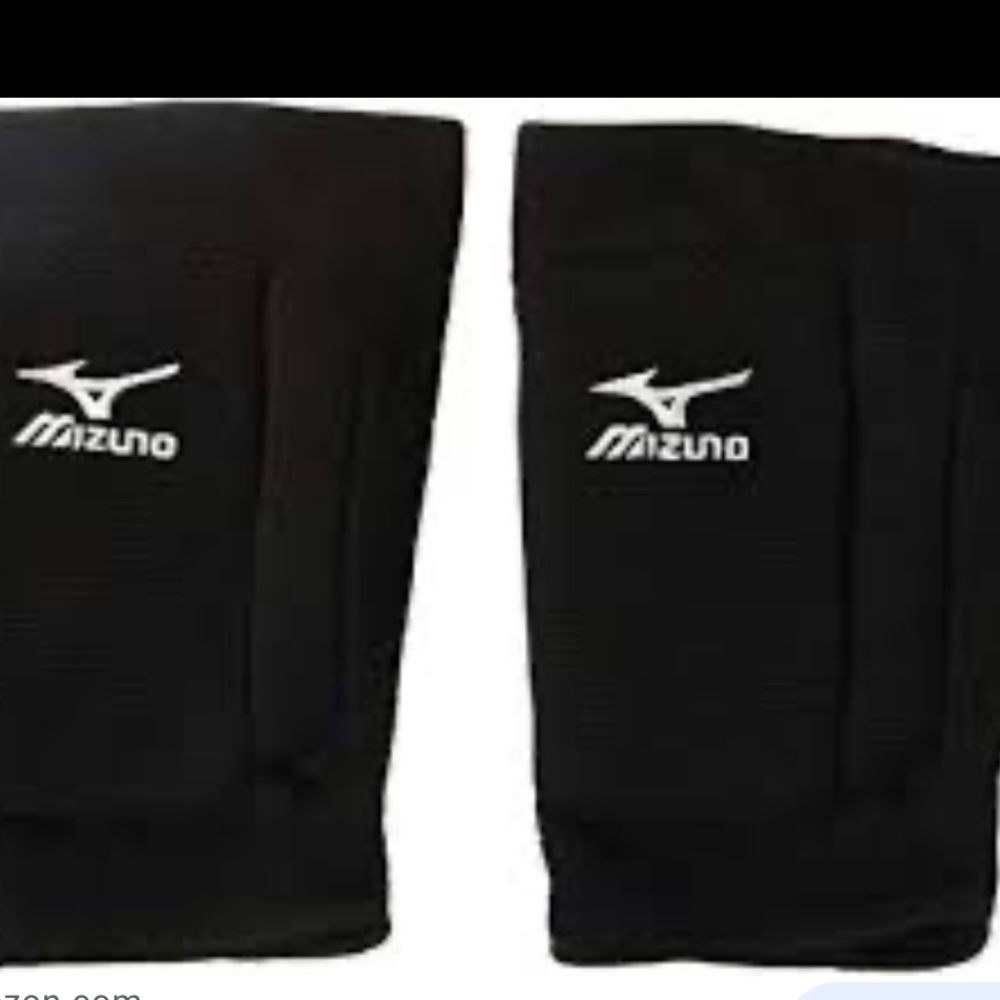 mizuno women’s black one size knee pads